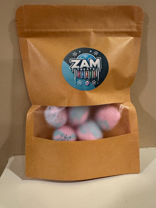 Cotton Candy Taffy Poppers